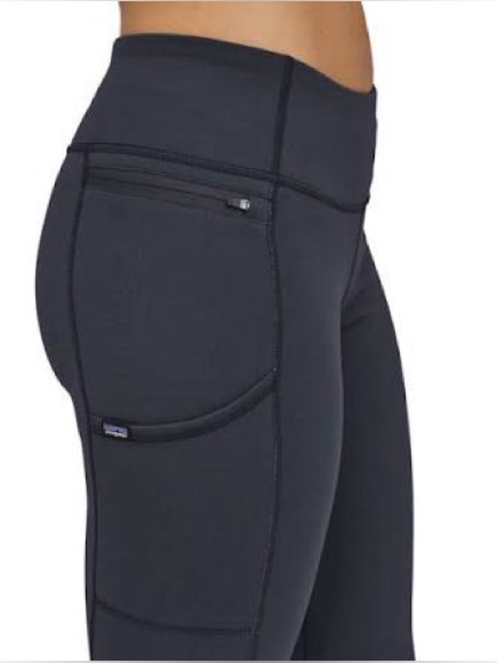 Patagonia Womens Pack Out Tights Smolder Blue Medium Cargo - Picture 1 of 9